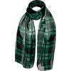 Basic Sense Cloud9Basic - Sciarpa - Donna Black Watch - Green Etichettalia unica