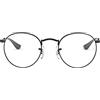 Ray-Ban 0RX 3447V 2503 47 Montature, Nero (Matte Black), Uomo