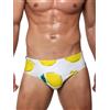 Arcweg Costume da Bagno Uomo con Pad Rimovibile e Coulisse Slip e Parigamba da Bagno Pantaloni Corti Elastico a Vita Bassa Nuoto