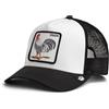 Goorin Bros. Cappello Rooster Trucker Cap Misto Poliestere Bianco/Nero Unisex