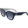 Tommy Hilfiger Occhiali da Sole TH 1980/S Blue pattern 52/20/140 Donna