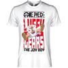 Sabor srl Sabor T-shirt One Piece. Maglietta Cappello di Paglia Luffy Gear. Maglia Adulto Unisex Bianca. (XL)