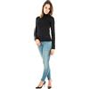 Guess Maglione da Donna Paule TN LS, Nero, M