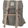 GURU SHOP Zaino in Canapa Ethno con Fibbie - Cachi, Unisex - Adulti, Verde, Size:One Size, 30x30x15 cm, Zaini e Borse da Palestra