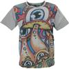 GURU SHOP Mirror - Maglietta da uomo in cotone, motivo: mushroom/tortora, taglia: XXL, Fungo/tortora, XXL