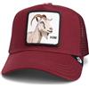 Goorin Bros. Himothy Capra Bordeaux Berretto da Camionista Regolabile