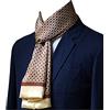 UK_Stone - Foulard da uomo, 100% seta, sciarpa vintage, Motivo vintage #2 beige, Taglia unica