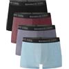 BAMBOO COOL Boxer da uomo ultra traspiranti multipack, 16-multicolore (confezione da 4), Grande