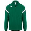 Kappa - Felpa Dolvole da uomo, verde, bianco, XL