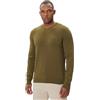 Aeronautica Militare Maglia Girocollo Uomo in Cotone Tinto Filo (Dark Olive) XXL