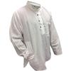 Shopoholic Fashion Camicia da nonno in tinta unita, bianco, XX-Large