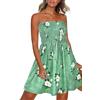 CHICGAL Summer Dress Morbido Donna | Abiti casual da donna, carino hawaiano spiaggia vacanza abiti, alla moda boho tubo top abito da sole