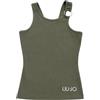 Liu Jo Donna Top VA6122J4822 Cotone Verde Chiaro S