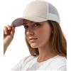 Zylioo Cappello da baseball in rete taglia XXL XL L per teste grandi, Cappello chiuso a rete elasticizzata taglia M S, Cappello sportivo in stile camionista per uomo donna, XL/XXL