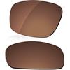 LenzReborn Lenti polarizzate di ricambio per occhiali da sole Oakley Straightlink OO9331, colore marrone ruggine
