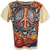 GURU SHOP Guru-Shop, Maglietta a Specchio, Pace/beige, Cotone, Dimensione Indumenti:L, Magliette `Sure`