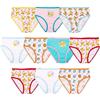 Pokémon Biancheria intima da ragazza in 100% cotone pettinato con Pikachu, Evee, Squirtle, Jigglypuff e altro nelle taglie 4, 6 e 8, Confezione da 10, 4