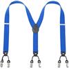 Lafayon Bretelle Uomo 6 Clips Y-Back Larghezza 3,5 cm Elastiche Regolabili con Clips Resistenti in Metallo e Confezione Regalo