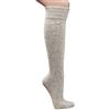 Krautwear Calze tradizionali da uomo, al ginocchio, motivo oce, extra lunghi, con lana, 43-46
