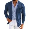 Generic Blazer da abito per uomo a maniche lunghe, giacca da uomo UK slim fit, smart casual, business, giacca da abito sottile, blazer sportivo da uomo, completi leggeri da uomo, completi quotidiani, giacche