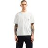 Armani Exchange T-Shirt Logo Icon Pocket Uomo, Bianco Sporco, XL