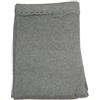 Paradise Silk Pantaloni termici da uomo in maglia a costine in cashmere di seta, Grigio chiaro, L