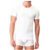 Liabel 3-6 Pezzi - Maglietta Intima Uomo Cotone BIELASTICO Girocollo - Maglia Intima Uomo Elasticizzata - 03858 23 (XXL, 6 Pezzi Bianco)