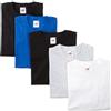 Fruit of the Loom, confezione da 5 magliette leggere Grau, Royal, Weiss, 2 X Schwarz M