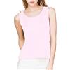 Paradise Silk Canottiera senza maniche da donna, 100% seta Rosa S