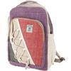 GURU SHOP GURU-SHOP Zaino in Canapa Etno, Borsa da Palestra, Borsa Sportiva - Azzurro, Unisex - Adulti, 40x33 cm, Zaini e Borsa Sportiva