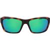 NAUTICA Men's Sunglasses N901SP - Matte Dark Tortoise with Green Mirror Polarized Lens