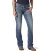 Wrangler Jeans in Stile rétro a Vita Media, Elasticizzati Bootcut - Blu -