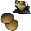 Acefrog Lenti di ricambio polarizzate rivestite AR per occhiali da sole Oakley Garage Rock OO9175, Tungsten Gold - Inar Coated Polarized, Taglia unica