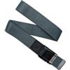 Arcade Cinture Motion Belt per uomini e donne - Micro regolabile click, leggera cintura elastica, casual unisex cinture, Antracite/canna di fucile, Standard; Up to 40 inches