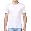 Paradise Silk Paradise seta pura maglia Mens girocollo maniche corte solido US S M L
