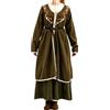 Leonardo Carbone® Cappotto vichingo Birka Skadi - Cappotto da donna classico, abbigliamento medievale, giacca invernale da donna, giacca a vento, costume da Carnevale, abbigliamento vichingo, cosplay