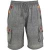 GURU SHOP Guru-Shop, Pantaloncini Etno Yoga in Goastyle, Grigio Pietra, Cotone, Dimensione Indumenti:S (46), Pantaloni