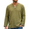 GURU SHOP Camicia da yoga, camicia Goa, camicia leggera per il tempo libero, camicia da uomo, limone, XXL