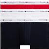 Tommy Hilfiger Uomo Pantaloncini Boxer Confezione da 3 con Fascia con Logo, Multicolore (Desert Sky/White/Primary Red), M
