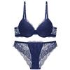 Sencylife Reggiseni Sexy per Le Donne in Pizzo Push-up Imbottito con Ferretto per Sollevare Il Supporto Quotidiano, Blu, 4A