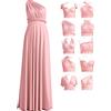 72styles Abito Cerimonia Donna Vestito Elegante Infinity Damigella d'Onore | Multiway Vestiti con Bandeau,Wedding Guest Dress Abiti Lungo