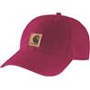 Carhartt Canvas Cap, Cappellino da baseball Unisex - Adulto, Rosa (Rosso Barbabietola), Taglia unica
