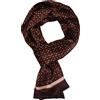 UK_Stone Sciarpa da uomo in 100% pura seta, motivo cachemire a pois, stile vintage, doppio strato, da uomo, Taglia unica