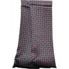 UK_Stone - Foulard in 100% seta, motivo fiori, Paisley, sciarpa da uomo, Fiori vintage #2 nero, Taglia unica