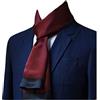 UK_Stone Sciarpa da uomo in 100% pura seta, motivo cachemire a pois, stile vintage, doppio strato, da uomo, Taglia unica