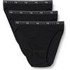 sloggi Donna 24/7 100 H Tai 3P, Nero, 42