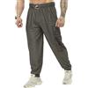 BIG SM SPORTSWEAR MUSCLEWEAR BIG SAM SPORTSWEAR COMPANY Pantaloni della tuta larghi da uomo con tasche, pantaloni da palestra vecchio stile, vestibilità rilassata