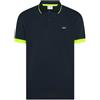 SUN68 Polo Uomo - Blu Modello A36120 Polo Small Stripe Fluo S/S -