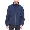 Tommy Hilfiger Giacca softshell da uomo con cappuccio, Blu (Midnight), X-Large