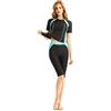 TianMaiGeLun Nuovo Costume da Bagno Musulmano Costume Islamico da Donna a Manica Corta Modest Swimwear Beachwear Burkini Muslim Swimsuit(Blu1, 4XL)